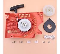 Wivplex Recoil Pull Starter Pulley Spring Rope Pawl Kit, for 5200 5800 52cc 58cc Chainsaw Chainsaw Recoil Starter