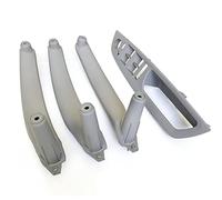 Wivplex RHD Interior Door Window Regulator Switch Cover Pull Handle Inside Trim Replacement, for BMW, X5 X6 E70 E71 2007-2013 Window Switch Trim(4PCS SET Gray)