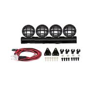 Wivplex Roof Lamp Lights Bar SCX24, for WPL, 1/18 1/24 RC Truck Car Toy Car Roof Rack