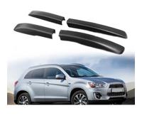 Wivplex Roof Rack Cover, for Mitsubishi, for ASX 2013-2019 SUV Front Rear Roof Luggage Bar Rail End Shell Plasitc Protection Cover Replacement Car Roof Rack(Black- Rear Right)