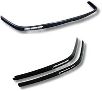 Wivplex Splitter 2 Pcs Front Bumper Lip, for Peugeot, 206 Body Kit Spoiler Diffuser Flap Sport Exterior Parts Car Accessories Splitter(Model 2) Spoiler Splitter(BLACK Model 1)