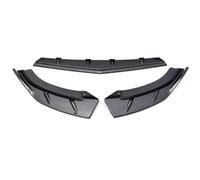 Wivplex Splitter Car Body Kit Accessories Front Bumper Spoiler, for Morris Garages 5 Skirts, for MG, GT 2021-2023 Lip Splitter(Type Y Black-Red) Spoiler Splitter(BLACK Type Z Carbon Paint)