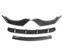 Wivplex Splitter, for BMW, X3 X4 G01 G02 2018-2021 Car Front Bumper Lip Spoiler Diffuser Guard Protector Cover Body Kits Splitter(Carbon Fiber Look) Spoiler Splitter(BLACK Carbon Fiber Look)
