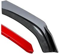 Wivplex Splitter, for Hyundai, for Sonata 2015-2017 Front Bumper Spoiler Carbon Surface Protector Plate Lip Body Kit Chin Shovel Splitter(Carbon Surface-red) Spoiler Splitter(BLACK Carbon Surface-red)