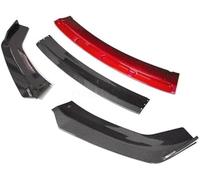 Wivplex Splitter, for Peugeot, 508 2019 Front Bumper Spoiler Protector Plate Lip Type Body Kit Carbon Surface Chin Shovel Splitter(Gloss Black-red) Spoiler Splitter(BLACK Carbon Surface-red)