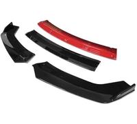 Wivplex Splitter, for Q3 2012 13 14 2015 Front Bumper Spoiler Protector Plate Lip Type DGS Body Kit Carbon Surface Chin Shovel Splitter(Overall Carbon) Spoiler Splitter(BLACK Gloss Black-red)
