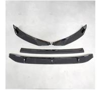 Wivplex Splitter, for VW, for RTEON CC 2019 2020 Front Bumper Spoiler Protector Plate Lip Body Kit Carbon Surface Decorative Strip Chin Shovel Splitter(Matte Black) Spoiler Splitter(BLACK Gloss Black)