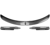 Wivplex Splitter Front Bumper Lip Body Kit Spoiler Canard Car Accessories, for BMW, 3 Series E90 E91 Tech 2005-2008 Splitter(Gloss Black Lip) Spoiler Splitter(BLACK One Set Carbon Look)
