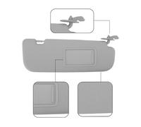 Wivplex Sunvisor Assy Passenger Side Sun Visor With Makeup Mirror Gray Replacement, for Hyundai,for Elantra, 2011-2015 Car Sun Visor
