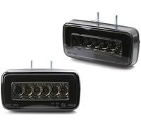 Wivplex Tail Lights LED Tail Light, for Benz, W463 G-Class G500 G550 G55, for AMG G63 1986-2018 Rear Bumper Fog Lights Backup Reverse Lights Tail Lamp(Smoked Lens) Rear Bumper Tail Light(BLACK Smoked
