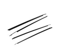 Wivplex Window Door Seals 4pcs Car Door Window Glass Sealing Weather Strip, for Toyota, for Sequoia 2008-2020 Car Door Seal Strip