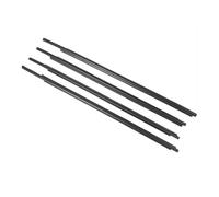 Wivplex Window Door Seals 4PCS Car Outer Door Window Rubber Weatherstrip, for Toyota, for Sequoia 2008-2016 Waterproof Pressure Sealing Strip Car Accessories Car Door Seal Strip