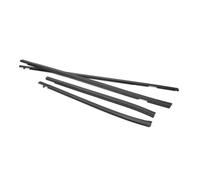 Wivplex Window Door Seals 4pcs Car Outer Window Rubber Weatherstrip Door Strip Sealing Belt Moulding Trim for, for Jazz, for Hatchback Gd1 Gd3 2003-2007 Car Door Seal Strip