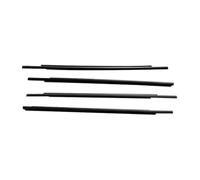 Wivplex Window Door Seals Car Window Glasses Seals Rubber Window Weather Strip, for, for Outlander 2013-2018 Direct Replacement Car Accessories Car Door Seal Strip(Black Black)
