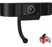 WIWACAM Full HD Video Webcam with Cover, 1080P Web Camera with Microphone for Computer PC Laptop Desktop, USB Plug and Play, Safe Quality for Home Office and Video Conference Zoom Webex Slack