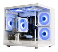 WIWB Prebuilt Gaming PC Desktop, Ryzen 7 4700LE, Radeon RX 580 8GB | 512GB SSD, 16GB DDR4 3200MHz RAM, WiFi 6 for 1080p Gaming, Streaming, Esports, School & Home Office