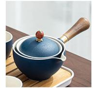 WIWIDANG 360 Rotation Tea Maker, 2023 New 360° Rotation Tea Maker and Infuser, Ceramic Portable Travel Tea Set, Portable Magic Teapot Maker with Side Handle (Single teapot B)