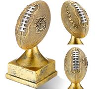 Wiwiqing Fantasy Football Champion Trophy Winner Glory Award Celebrate The Game Winning Touchdown or Play Off Win(Gold,6 Inches)