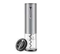 WIWONEY Electric Wine Opener Rechargeable, Stainless Steel Electric Wine Bottle Opener, Automatic Corkscrew with Foil Remover and Micro USB Charging Cable