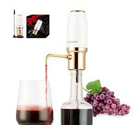 WIWONEY Premium Electric Wine Aerator, Multi-Smart Automatic Wine Decanter, Rechargeable Wine Dispenser by One-Touch USB