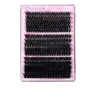wiwoseo Lashes Cluster Individual DIY Lashes Extensions Eyelashes Clusters Lashes that Look Like Extensions D Curl Lashes DIY at Home