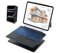 WIWU iPad Pro 13 inch Case with Keyboard M4/M5 2024/2025 Detachable Black