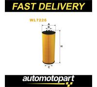 Wix Oil Filter WL7226 Filters 059115561A 059115561B 059115562 OE Quality Part