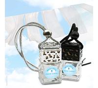 Wix & Stix Fresh Linen - The Luxury Car Diffuser with Fragrance That Lasts for at Least 6 Weeks. (Silver, Fresh Linen Car Diffuser 8ml)