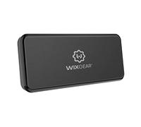 WixGear Magnetic Phone Car Mount Universal Stick On Rectangle Flat Dashboard Magnetic Car Mount Holder, for Cell Phones and Mini Tablets -Extra Strong with 10 Magnets!
