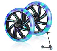 WIYETY 200 mm scooter wheels: 2 pieces city scooter replacement wheels, flash scooter spare wheels, non-slip and durable, trick scooter replacement wheel roller, for all kinds of scooters and kick