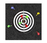WIYETY Felt Dartboard Wall Protection 60 x 60 cm: Wall Protection for Dartboard, Cork Dartboard Back and Wall Tiles, Dart Wall Protection Can Protect Walls, Black