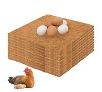 WIYETY Pack of 10 Chicken Nest Pads: 30 x 30 cm Nesting Pads for Chickens, Reusable Nesting Mats, Chicken Coop, Chicken Nest Mat for Egg Laying