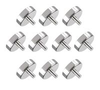 WIYETY Pack of 10 Neodymium Magnets: Magnet with Thread, M5 Threaded Bolts 25 mm Pot Magnet with 24 kg Tensile Force Small Magnets for Screws Eyelet or Hook, Round Neodymium Magnets with Thread