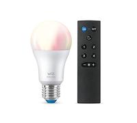 WiZ Colour [E27 Edison Screw] Smart Connected WiFi Light Bulb + WizMote with Wireless Remote. 60W Colour and White Light, App Control for Home Indoor Lighting, Livingroom, Bedroom.