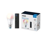 WiZ Colour [E27 Edison Screw] Smart Connected WiFi Light Bulb + WizMote with Wireless Remote. 60W Colour and White Light, App Control for Home Indoor Lighting, Livingroom, Bedroom.