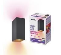 WiZ Colour Imageo Smart Connected WiFi Ceiling Light Spots 2 Pack [Black]. App Control for Indoor Home Lighting, Livingroom and Bedroom