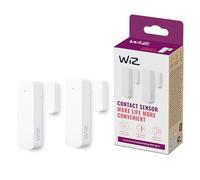 WiZ Contact Sensor - Home Monitoring, Home Automation, Real-Time Alerts, Light Alarms, Easy Setup, Home Security, Notifications, App Control, Connects with WiZ Camera and Lights, Double Pack