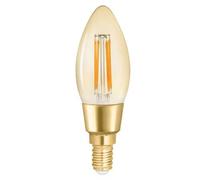WiZ E14 Screw Amber Filament Dimmable Candle Lightbulb - 1