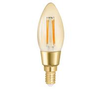 Wiz E14 Screw Amber Filament Dimmable Candle Lightbulb