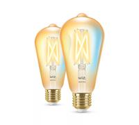 WiZ Filament Bulb Amber 50 W ST64 E27 x2