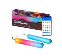 WiZ Gradient Light Bars - RGBIC Displays Multiple Colors at Once - Versatile Placement - Easy Setup, Connects to Wi-Fi - App/Voice Control, Works with Google Home, Alexa and
