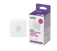 WiZ Indoor Motion Detector Wireless [White] Ultrasonic Sensor for Automatic Smart Home Lighting, Livingroom, Bedroom