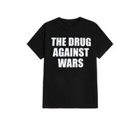 Wiz Khalifa - Drug Against Wars - T-Shirt - black - M - 100% Cotton M