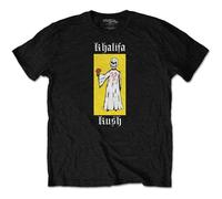 Wiz Khalifa Reaper Flowers T-Shirt in Black | Size: 2XL Wiz Khalifa Black 2XL