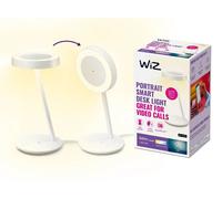 WiZ Portrait Smart Desk Lamp WiFi LED Ring Light for Video Calls Tunable White