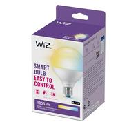 WiZ Smart Bulb, E27, 75W, Shades of White, Smart LED Connected WiFi Works with Alexa, Google Assistant & HomeKit, App Control for Home Indoor Lighting, Livingroom, Bedroom, Energy Monitoring, 1 Pack
