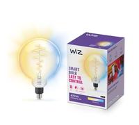 WiZ Smart Bulb, E27 Clear Glass Globe LED Bulb, Smart Dimming LED, Connected WiFi Works with Alexa, Google Assistant & HomeKit, App Control for Livingroom, Bedroom, Dining Room, Energy Monitoring