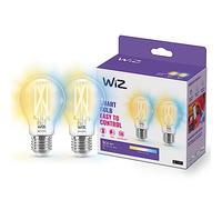 WiZ Filament Bulb Clear 60 W A60 E27 x2