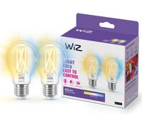 WiZ Filament Bulb Clear 60 W A60 E27 x2