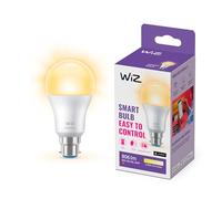 WiZ Smart Bulb, White B22 60W, Dimmable Dynamic Scenes, Smart LED WiFi Works with Alexa,Google Assistant & HomeKit, App Control for Livingroom, Energy Monitoring, Halloween & Christmas Decorations